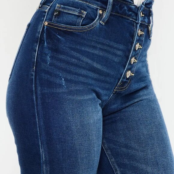 Kancan Button Fly High Rise Flare Jeans‎ - Picture 16 of 16